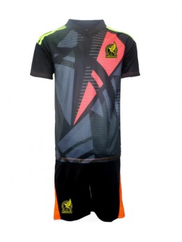 Meksiko Golmanski Dječji Domaci Dres kompleti Copa America 2024 Kratak Rukavima (+ kratke hlače)